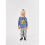 Bobo Choses Light Heather Grey Freedom Bird All Over Jogging Pants 2