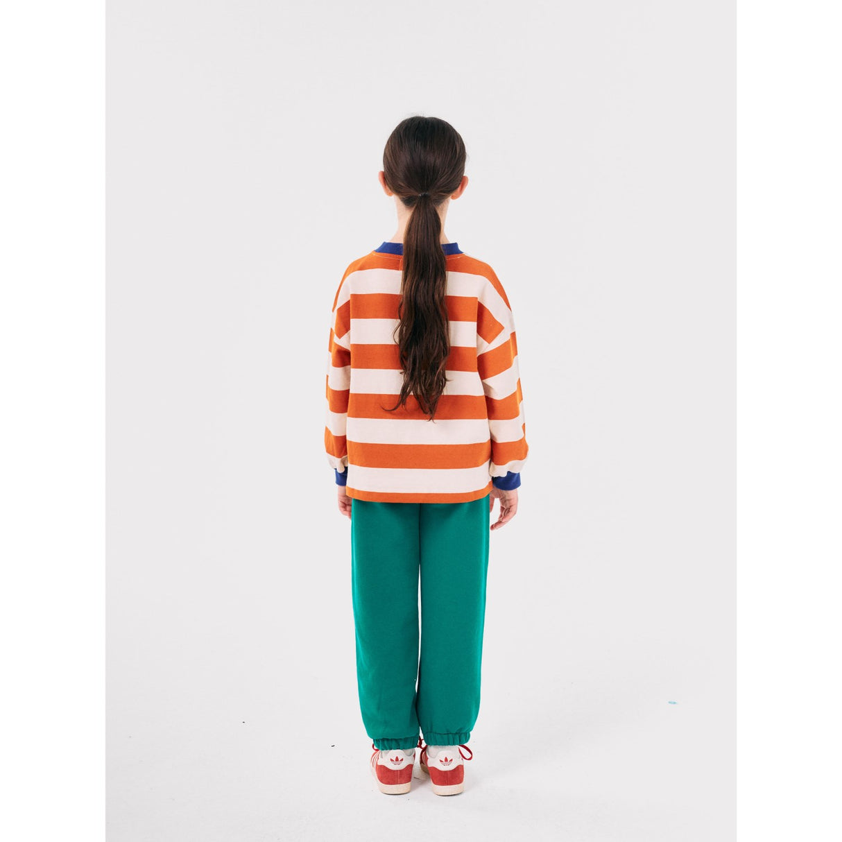 Bobo Choses Green B.C Shadow Stripes Jogging Pants