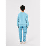 Bobo Choses Light Blue It'S Magic All Over Denim Baggy Pants