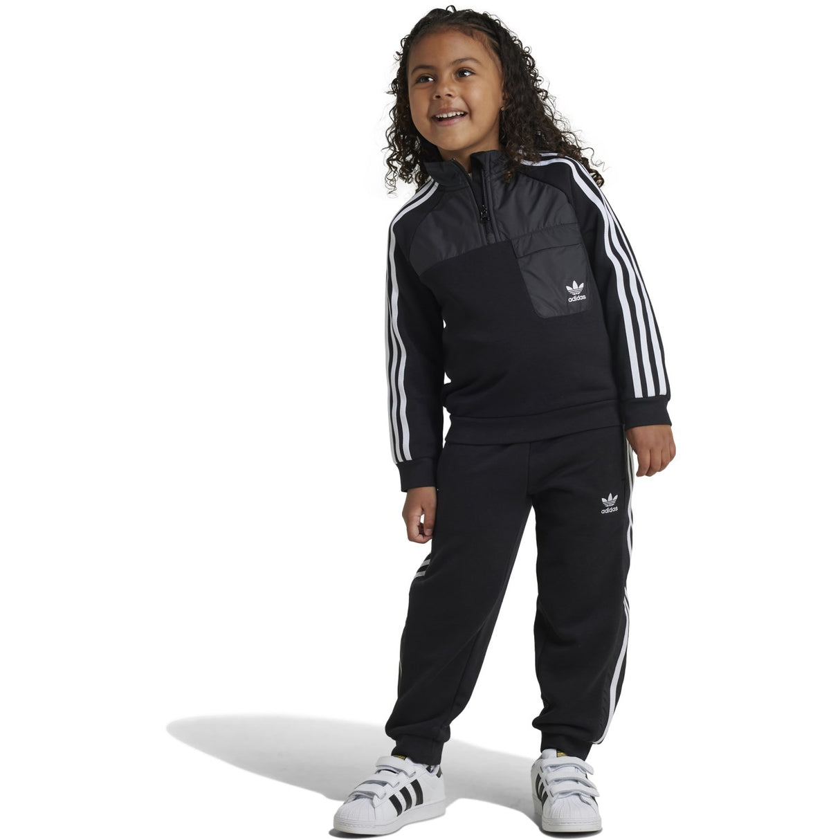 adidas Originals Black  Crew Sweat Set 4