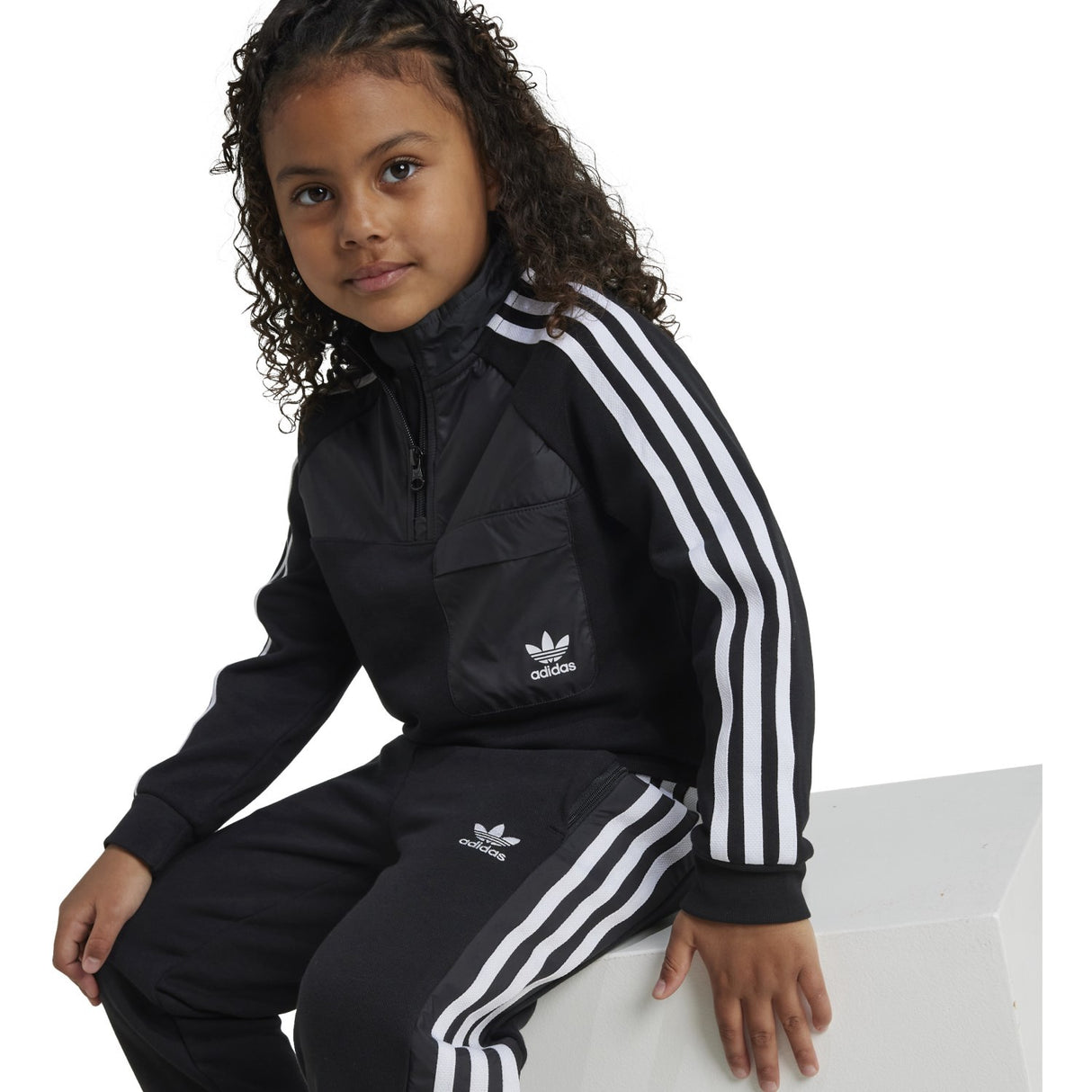 adidas Originals Black  Crew Sweat Set 7