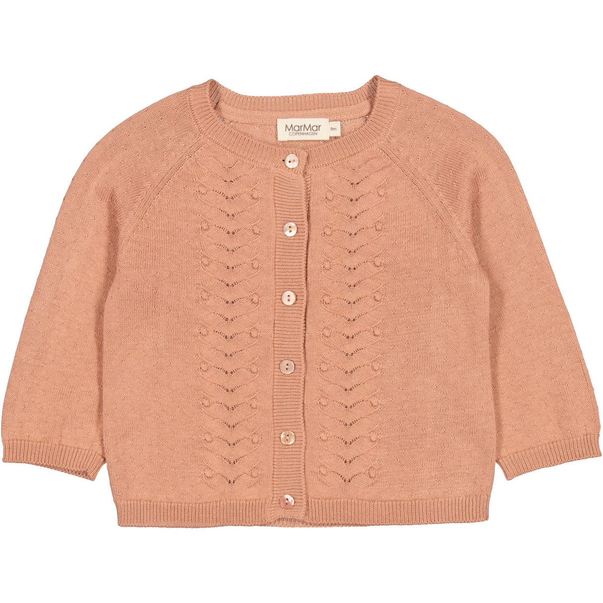 MarMar Modal Mix Rose Brown Totti Strikke Cardigan