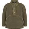 MarMar Bonded Teddy Olive Leaf Joy Fleece Jakke