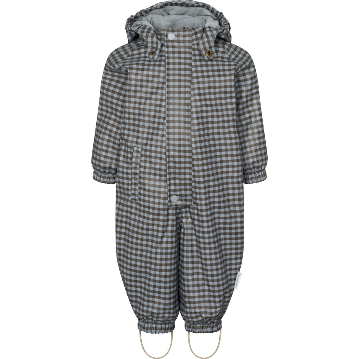 MarMar Rainwear Fleece Espresso Check Orion Regndress