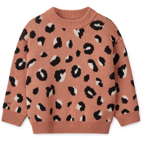 LIEWOOD Wild Leo / Tuscany Rose Orlane Intarsia Knit Jumper