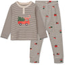 LIEWOOD Holiday Vehicle / Stripe Navy Wilhelm Printed Pyjamas Sett