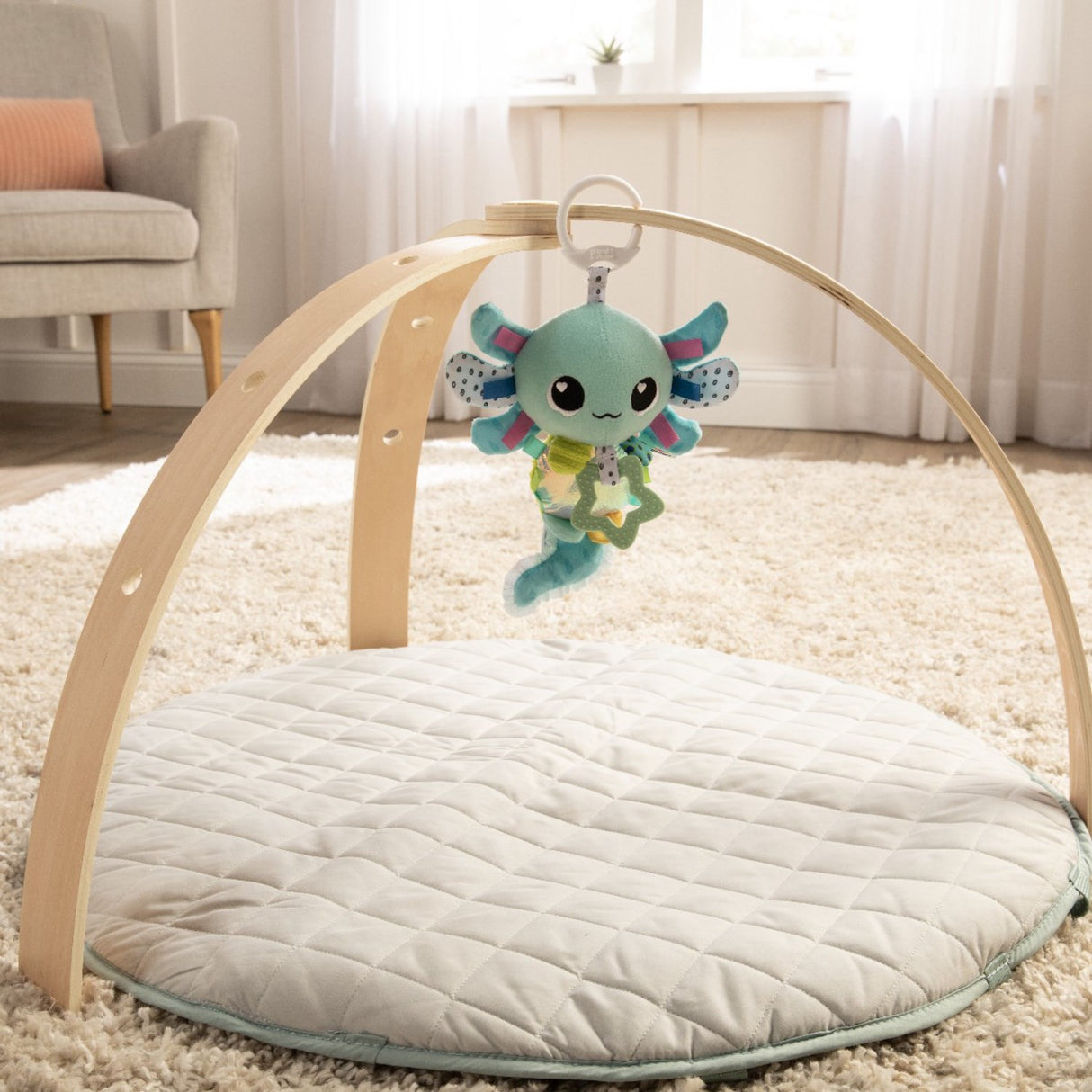 Lamaze Axolot Rattle med Suspensjon