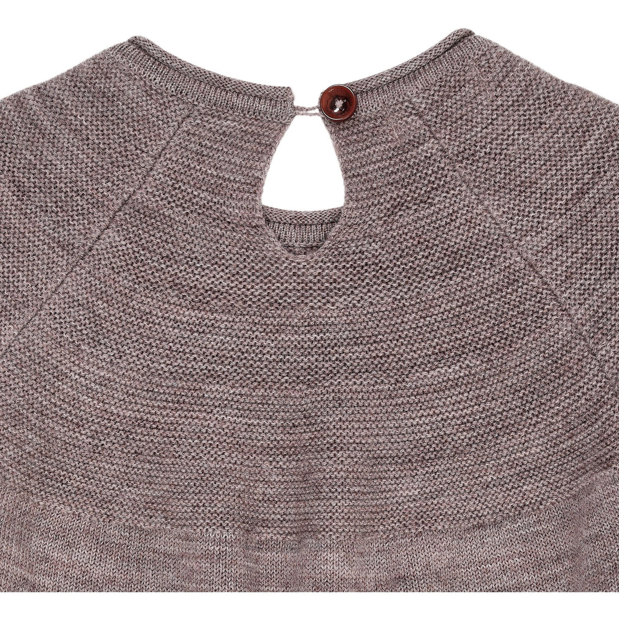 Copenhagen Colors Natural Melange Merino Knit Bluse M. Frill