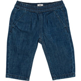 Copenhagen Colors Dark Indigo Blue Washed Organic Baby Jeans