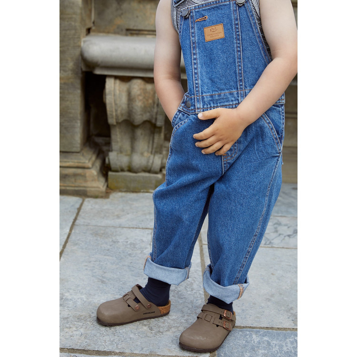 Copenhagen Colors Indigo Blue Washed Organic Overalls