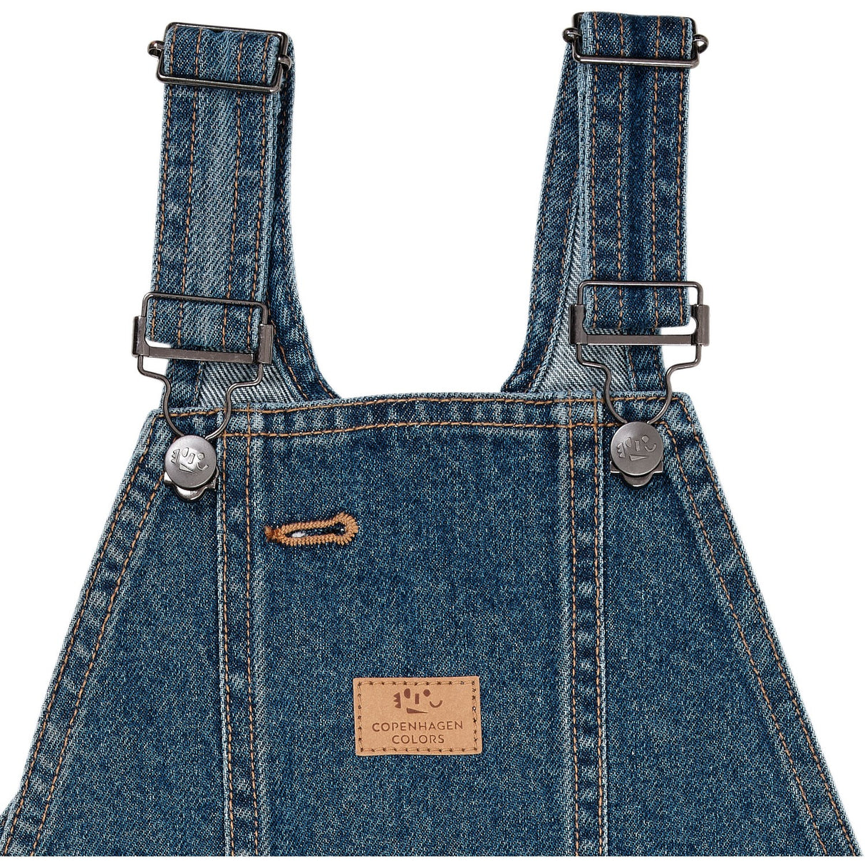 Copenhagen Colors Indigo Blue Washed Organic Overalls