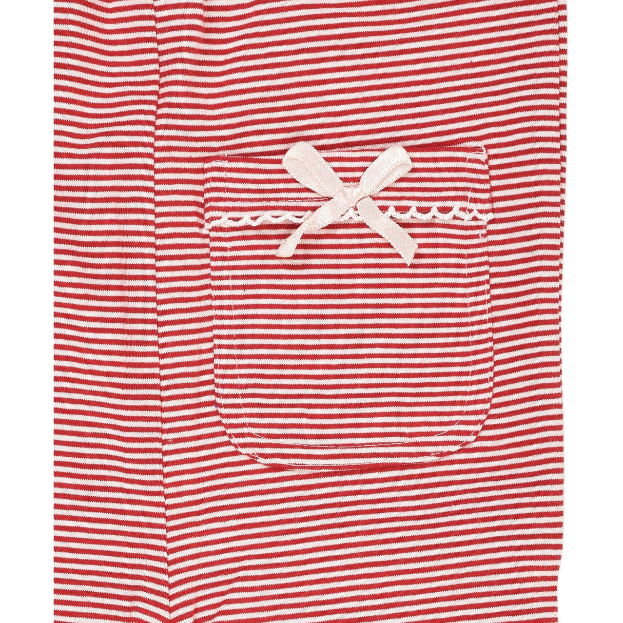 Copenhagen Colors Red/Cream Stripe Striped Flare Bukser