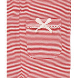 Copenhagen Colors Red/Cream Stripe Striped Flare Bukser