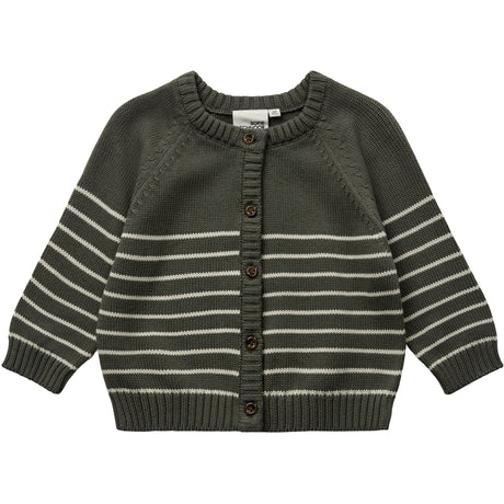 Sofie Schnoor Forest Green Strikket Cardigan