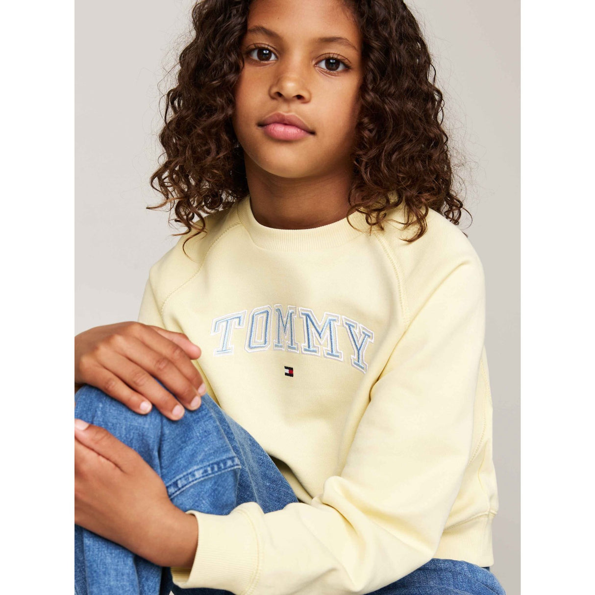 Tommy Hilfiger Lemon Zest Varsity Embroidered Crewneck 2