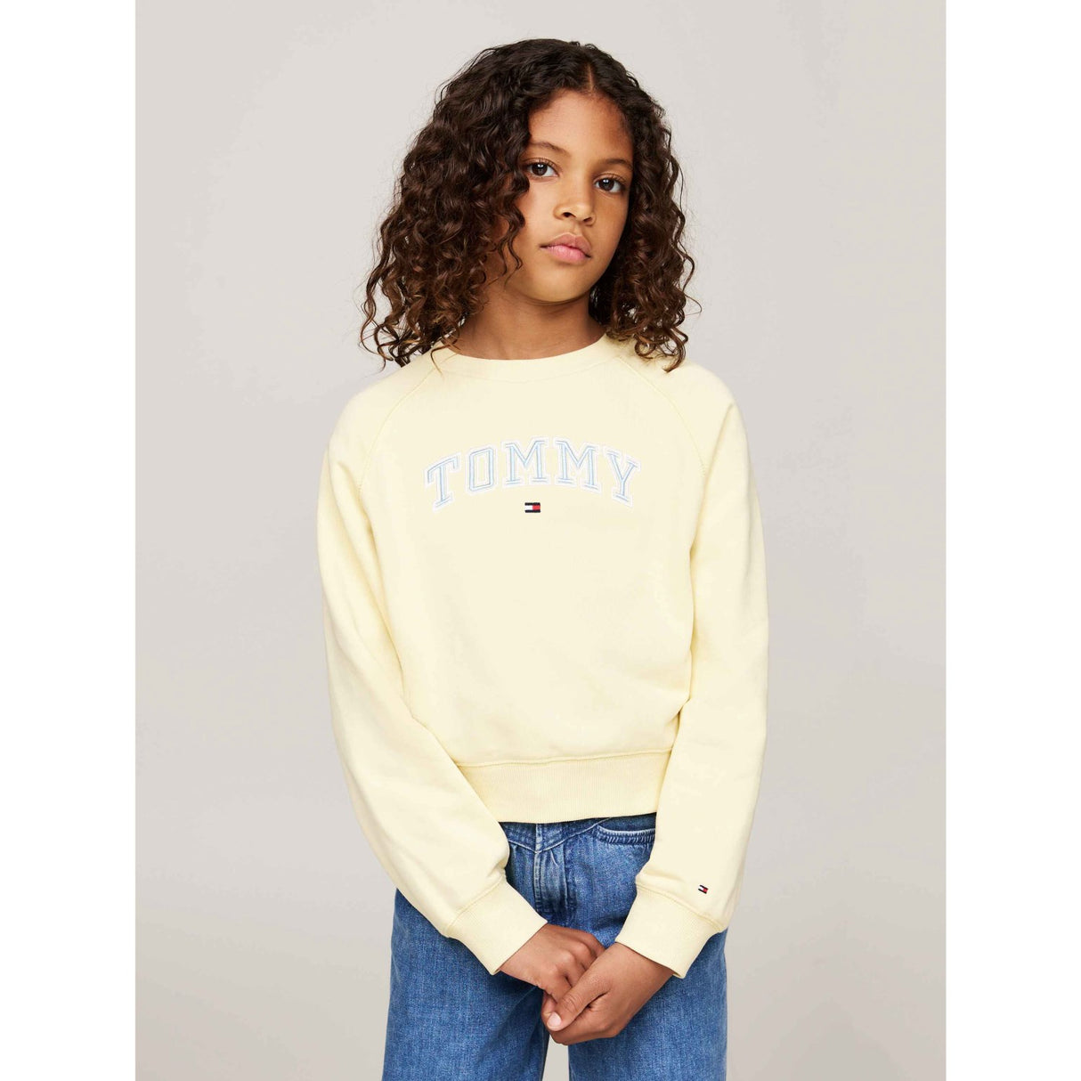 Tommy Hilfiger Lemon Zest Varsity Embroidered Crewneck 3