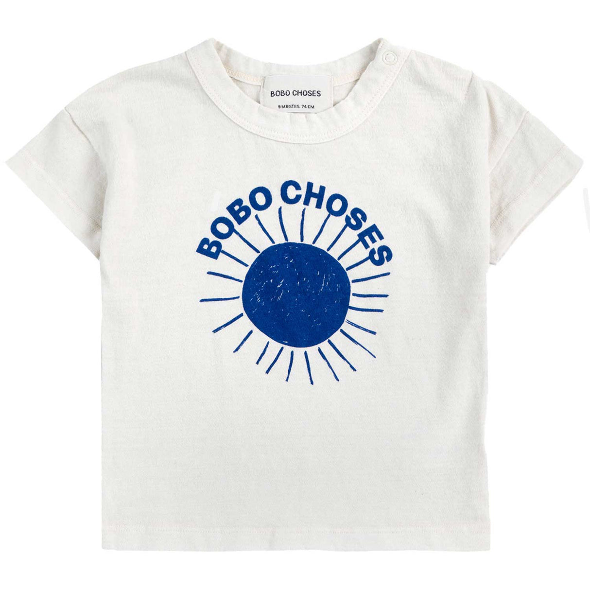 Bobo Choses Offwhite Sun Ecru T-Shirt