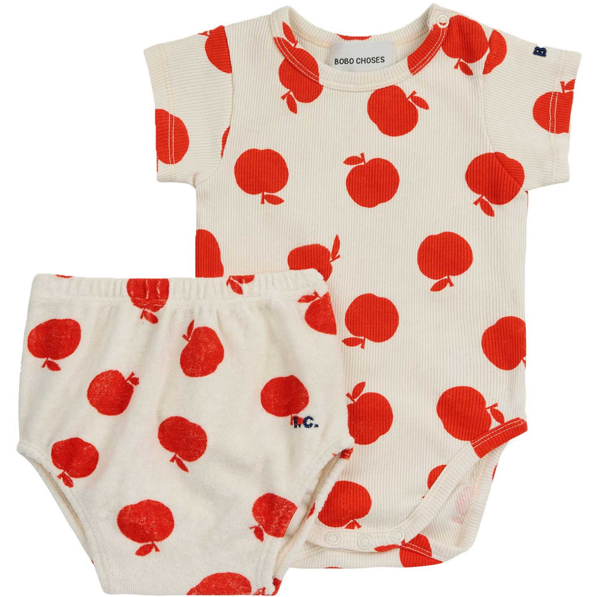 Bobo Choses Offwhite Poma All Over Ecru Set