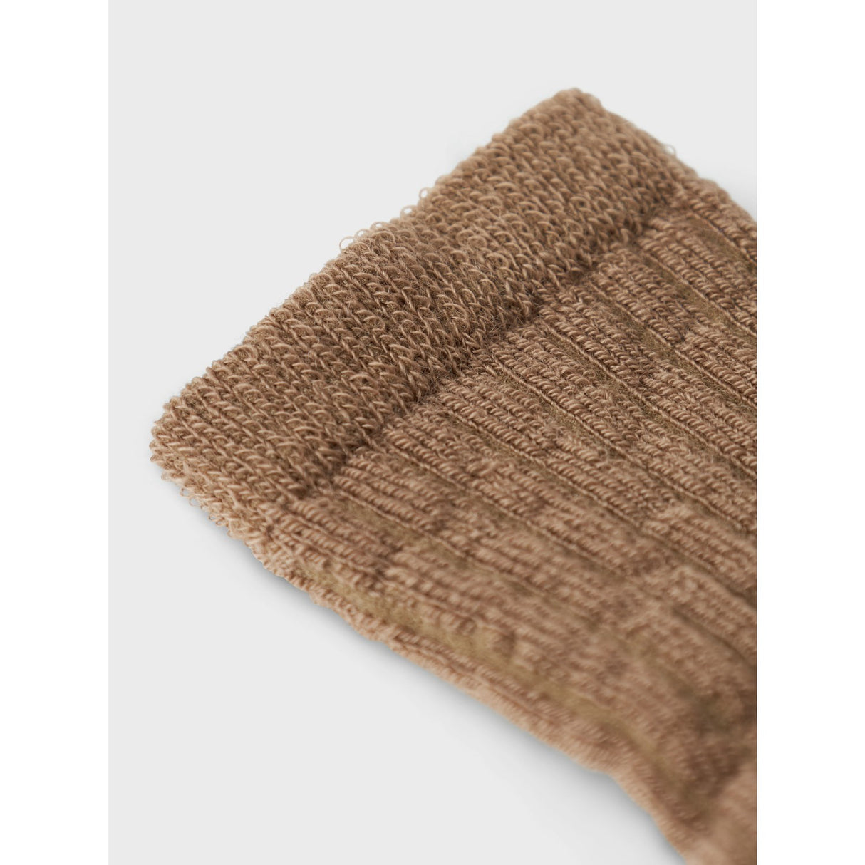 Lil'Atelier Petrified Oak Rakel Nil Sock Wool/Polyamide 2