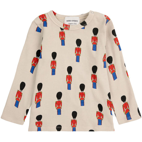 Bobo Choses Offwhite Little Tin Soldiers Bluse