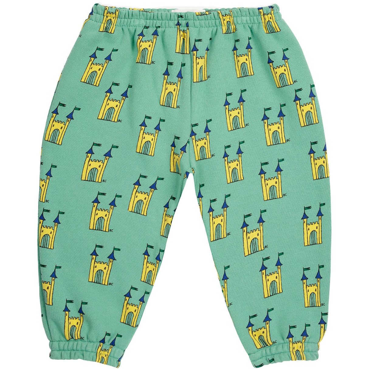 Bobo Choses Green Faraway Castle All Over Jogging Pants