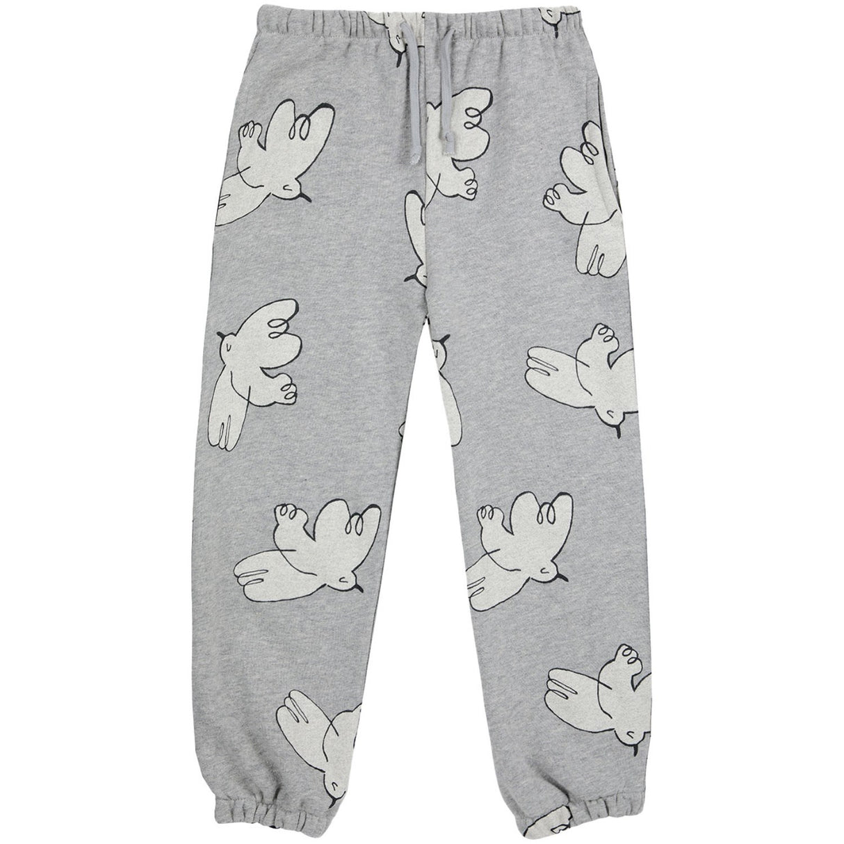 Bobo Choses Light Heather Grey Freedom Bird All Over Jogging Pants