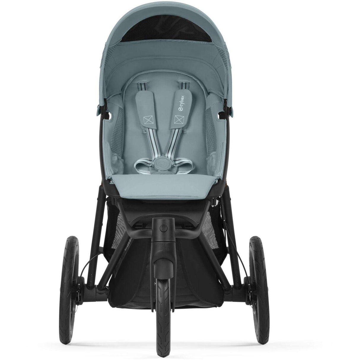 Cybex Avi Spin BLK barnevogn Stormy Blue light blue