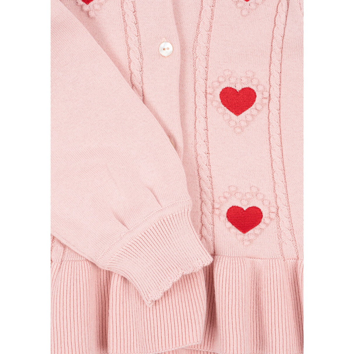 Konges Sløjd Silver Pink  Soleil Knit Cardigan Gots 46