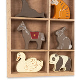 Konges Sløjd Multi Wooden Mini Animals Fsc