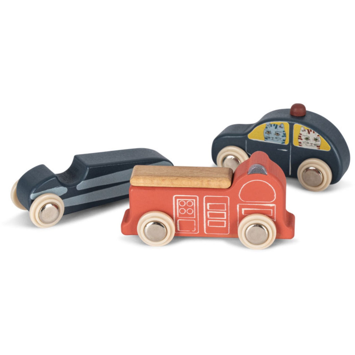 Konges Sløjd Multi Wooden Mini Cars Fsc