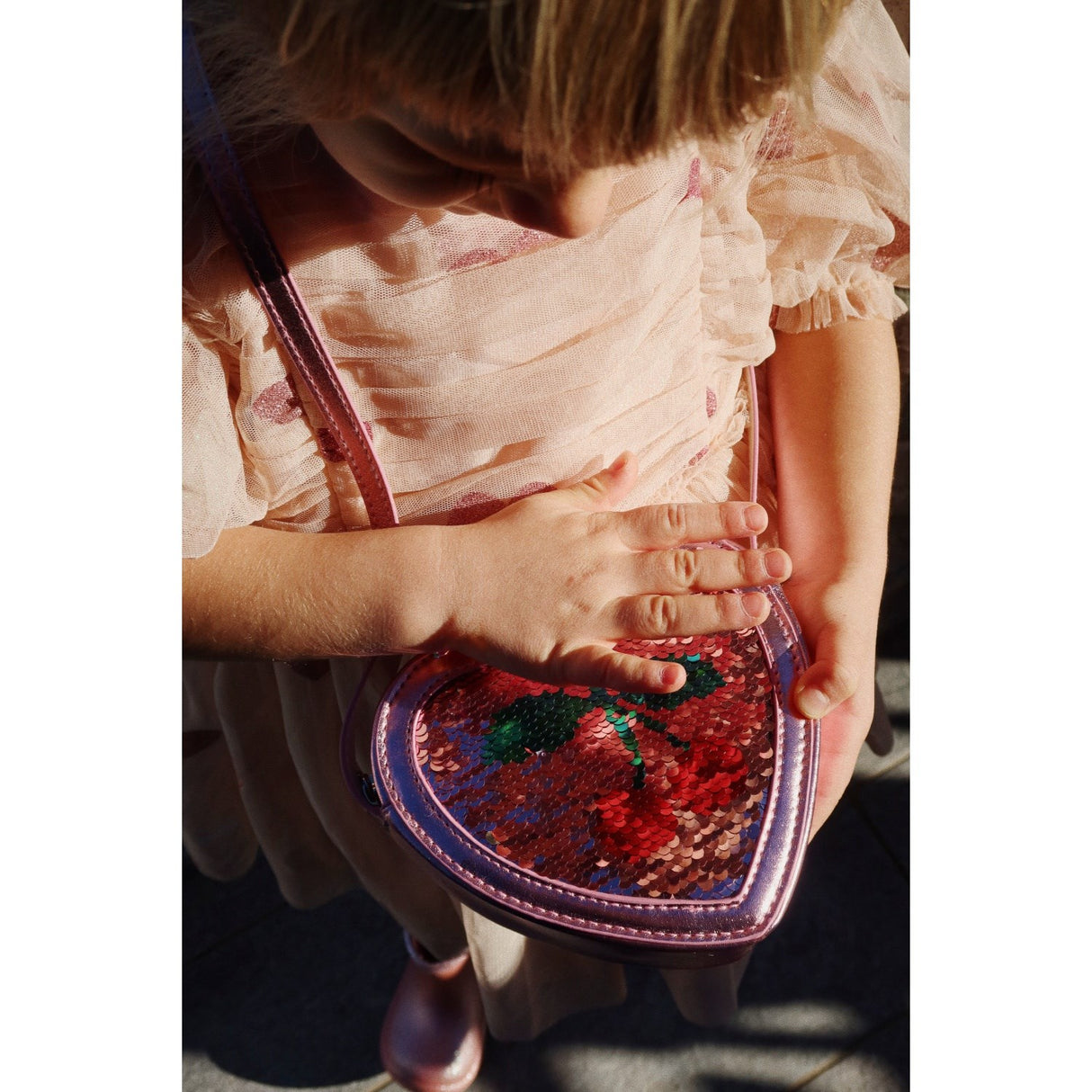Konges Sløjd Rose Tut Heart Sequin Bag