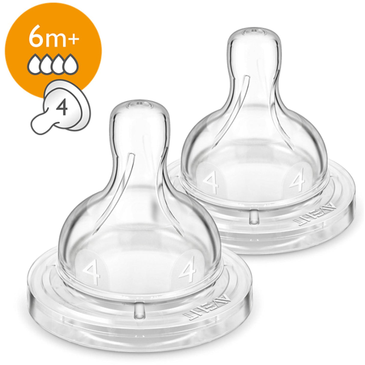 Philips Avent Babyflaskehoder Anti-kolikk 6 mdr 2-pak 4