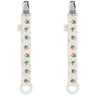 Konges Sløjd Fleur Coloré 2 Pack Pacifier Strap