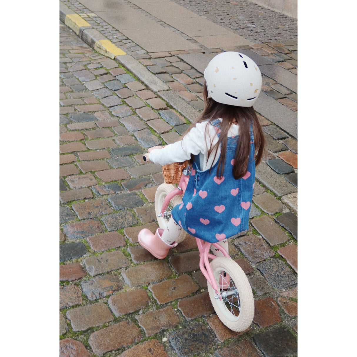 Konges Sløjd Sparkling Pink Balance Bicycle Glitter