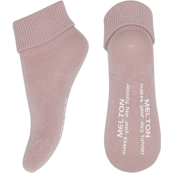 MELTON Bomull Anti-Slip Sokker Alt Rosa