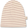 Petit Piao Rose Fawn Beanie Beanie Hue Modal Striped