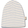 Petit Piao Spring Blue Beanie lue Modal Striped