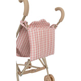 Konges Sløjd Powder Pink Check Doll Stroller