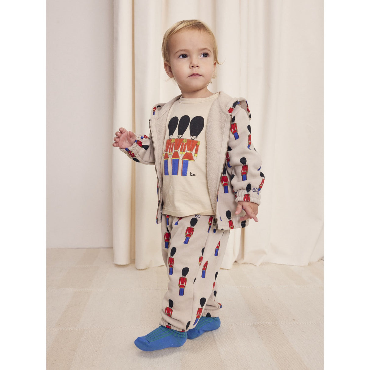 Bobo Choses Offwhite Little Tin Soldiers All Over Zipped Collegegenser 4