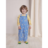 Bobo Choses Light Blue Beneath The Moon Micro Corduroy Dungaree 2