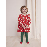 Bobo Choses Red Freedom Bird All Over Ruffle Dress 2