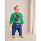 Bobo Choses Green Hungry Squirrel Jumper