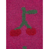 Bobo Choses Fuchsia Bobo Cherry Intarsia Cardigan