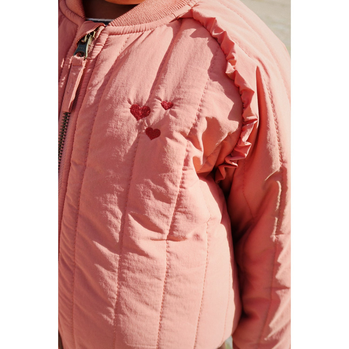 Konges Sløjd Canyon Rose Juno Frill Bomber Jacket 6