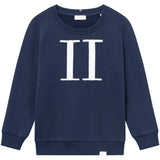 Les Deux Kids Dark Navy/Ivory Encore Bouclé Collegegenser Kids