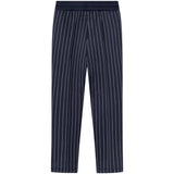 Les Deux Kids Dark Navy/Light Ivory Striped Ballier Pinstripe Track Pants Kids 4