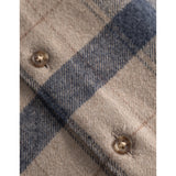 Les Deux Kids Desert Taupe/Dark Navy Checked Lennon Check Overshirt Kids 2