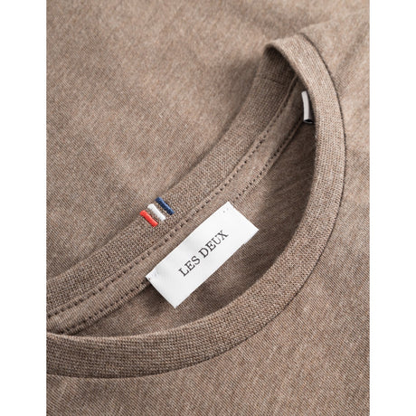 Les Deux Kids Mountain Grey Melange/Orange Nørregaard T-Shirt Kids - Seasonal 2