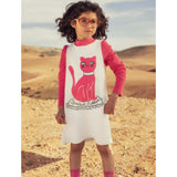 Mini Rodini White Cat Sp Dress 2