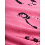 Mini Rodini Pink Penguin Fleece Pants 3